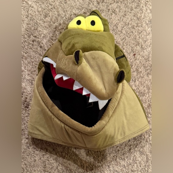 🐊🎷 Disney LOUIS Plush Hood Costume Hat – Princess and the Frog 🎷🐊 - Picture 2 of 8